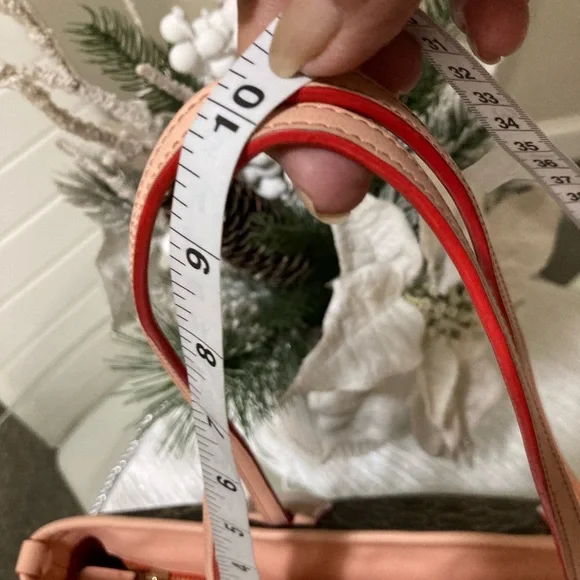 Elegant Brown and Pink Tote Bag - Picture 7 of 16